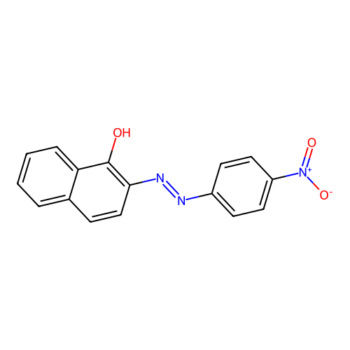 ((4-Nitrophenyl)azo)naphthol structure