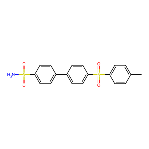 4-[4-(4-Methylphenyl)sulfonylphenyl]benzenesulfonamide structure