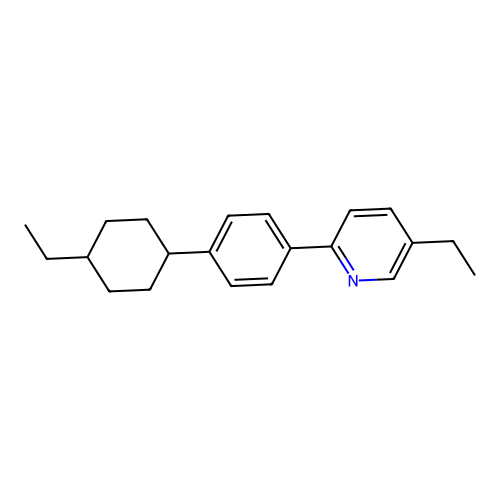 5-Ethyl-2-[4-(4-ethylcyclohexyl)phenyl]pyridine structure