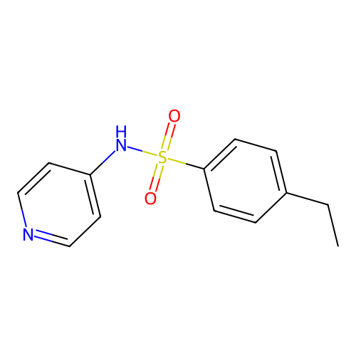 4-ethyl-N-pyridin-4-ylbenzenesulfonamide structure