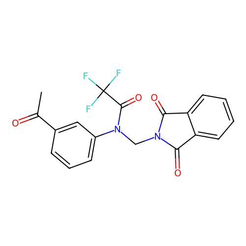 C19H13F3N2O4 structure