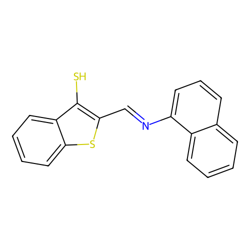 (2Z)-2-[(naphthalen-1-ylamino)methylidene]-1-benzothiophene-3(2H)-thione structure