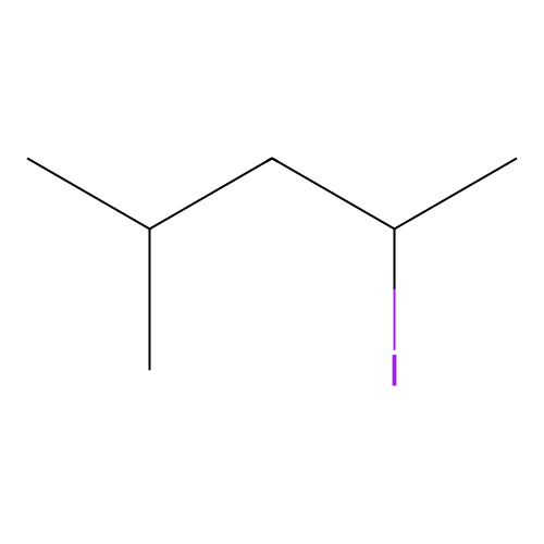 2-Iodo-4-methylpentane structure