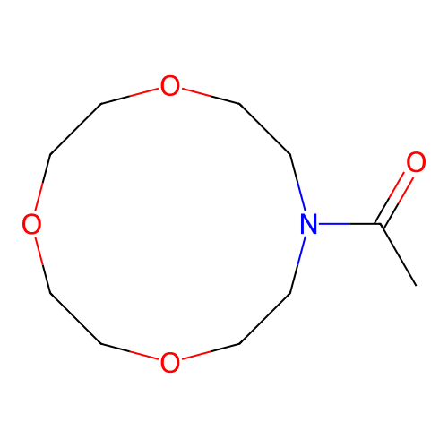 1-(1,4,7-Trioxa-10-azacyclododecan-10-yl)ethanone structure