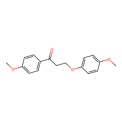 3-(4-Methoxyphenoxy)-1-(4-methoxyphenyl)propan-1-one structure