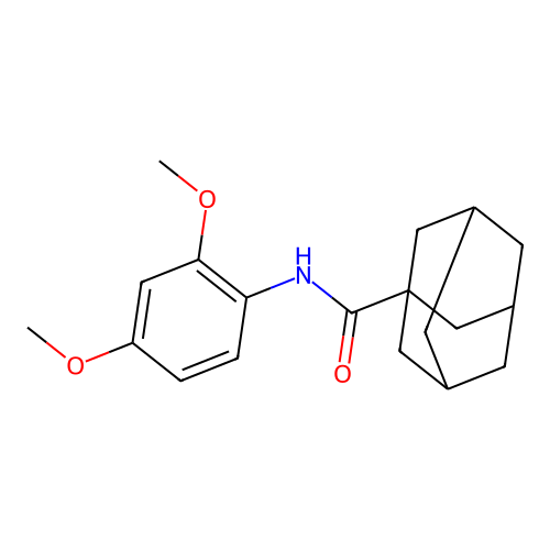 N-(2,4-dimethoxyphenyl)adamantane-1-carboxamide structure