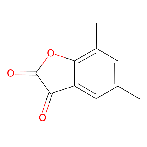 4,5,7-Trimethyl-1-benzofuran-2,3-dione structure