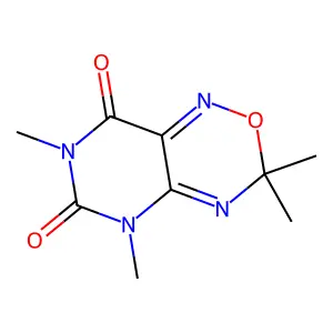 3H-Pyrimido(5,4-c)(1,2,5)oxadiazine-6,8(5H,7H)-dione, 3,3,5,7-tetramethyl- structure