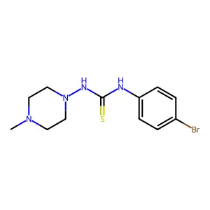 1-(4-Bromophenyl)-3-(4-methylpiperazin-1-yl)thiourea structure
