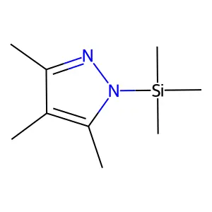 1H-Pyrazole, 3,4,5-trimethyl-1-(trimethylsilyl)- structure