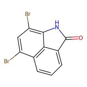 6,8-Dibromo-1H-benzo[cd]indol-2-one structure