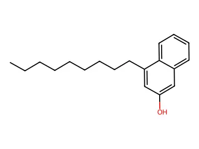 2-Naphthalenol, nonyl- structure