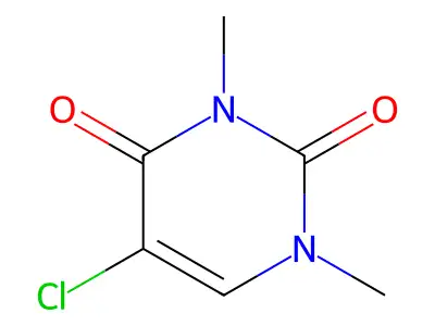 5-Chloro-1,3-dimethyl-1,2,3,4-tetrahydropyrimidine-2,4-dione structure