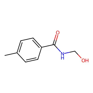 N-(hydroxymethyl)-4-methylbenzamide structure