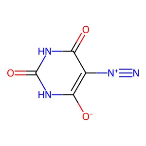 5-Diazo-2,4,6(1H, 3H, 5H)-pyrimidinetrione structure