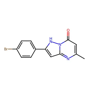 2-(4-Bromophenyl)-5-methylpyrazolo[1,5-a]pyrimidin-7-ol structure