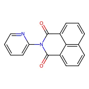 2-Pyridin-2-ylbenzo[de]isoquinoline-1,3-dione structure
