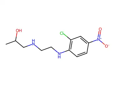 1-({2-[(2-Chloro-4-nitrophenyl)amino]ethyl}amino)propan-2-ol structure