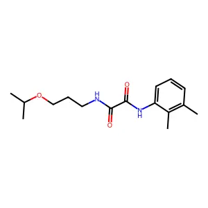 N'-(2,3-dimethylphenyl)-N-(3-propan-2-yloxypropyl)oxamide structure