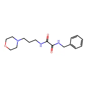 N1-benzyl-N2-(3-morpholinopropyl)oxalamide structure