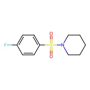 1-(4-Fluorophenylsulfonyl)piperidine structure