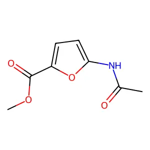 N-(2-甲酯基呋喃基)乙酰胺 structure