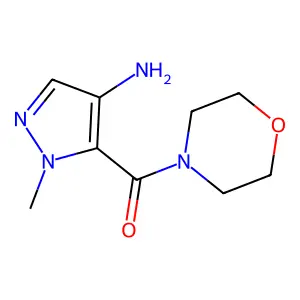 (4-Amino-2-methyl-2H-pyrazol-3-yl)-morpholin-4-yl-methanone structure
