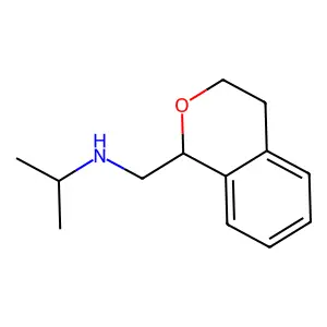 N-(3,4-dihydro-1H-isochromen-1-ylmethyl)propan-2-amine structure