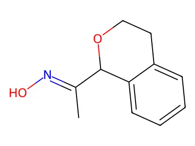 N-[1-(3,4-dihydro-1H-isochromen-1-yl)ethylidene]hydroxylamine structure