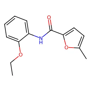 N-(2-乙氧基苯基)-5-甲基呋喃-2-甲酰胺 structure