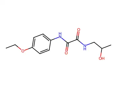 N'-(4-ethoxyphenyl)-N-(2-hydroxypropyl)oxamide structure