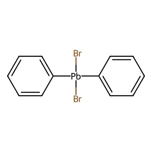 Plumbane, dibromodiphenyl- structure