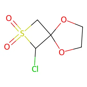 1-Chloro-5,8-dioxa-2-thiaspiro[3.4]octane 2,2-dioxide structure
