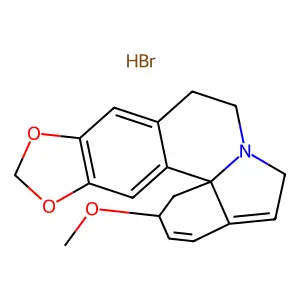 氢溴酸刺桐若灵 structure