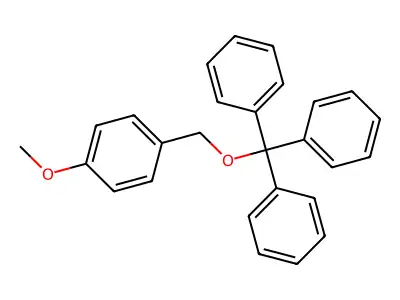 p-Methoxybenzyl trityl ether structure