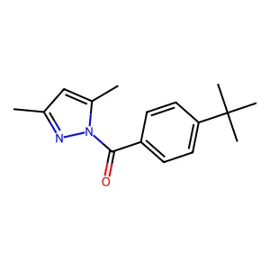 (4-Tert-butylphenyl)-(3,5-dimethylpyrazol-1-yl)methanone structure