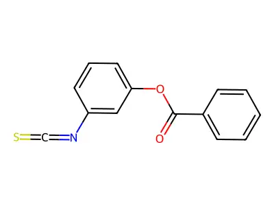 3-Isothiocyanatophenyl benzoate structure