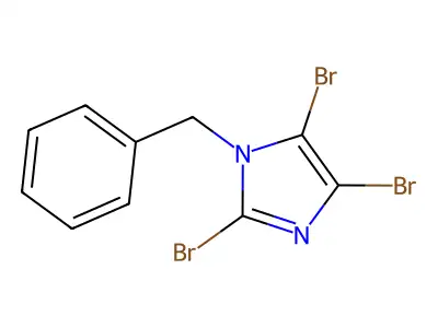 1-Benzyl-2,4,5-tribromo-1H-imidazole structure