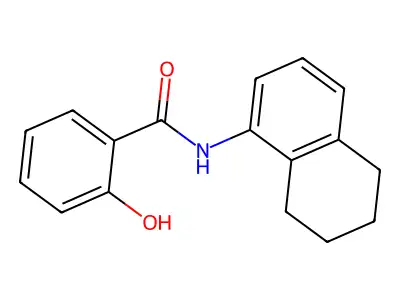 2-hydroxy-N-(5,6,7,8-tetrahydronaphthalen-1-yl)benzamide structure