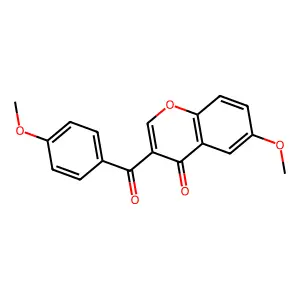 6-Methoxy-3-(4-methoxybenzoyl)chromen-4-one structure