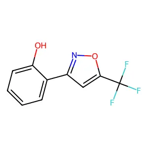 2-[5-(Trifluoromethyl)isoxazol-3-yl]phenol structure