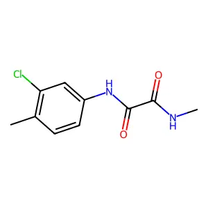 N-(3-chloro-4-methylphenyl)-N'-methylethanediamide structure