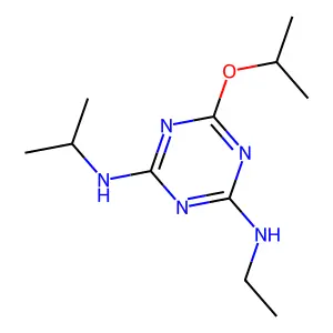 N2-Ethyl-6-isopropoxy-N4-isopropyl-1,3,5-triazine-2,4-diamine structure