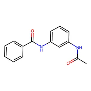 N-(3-乙酰氨基苯基)苯甲酰胺 structure