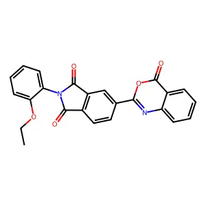 2-(2-Ethoxyphenyl)-5-(4-oxo-3,1-benzoxazin-2-yl)isoindole-1,3-dione structure
