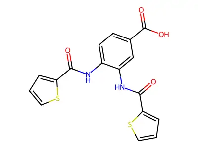 3,4-双(噻吩-2-)苯甲酸 structure