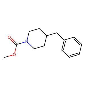 Methyl 4-benzylpiperidine-1-carboxylate structure