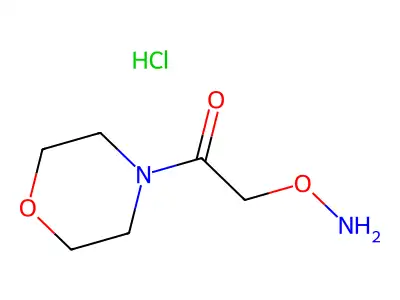 (2-Morpholin-4-yl-2-oxoethoxy)azanium chloride structure