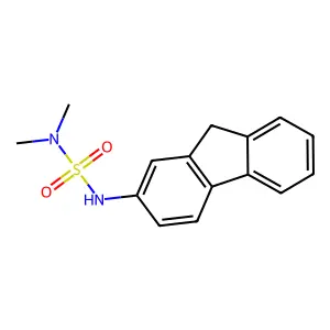 2-(dimethylsulfamoylamino)-9H-fluorene structure