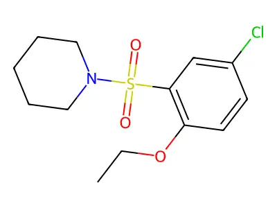 1-(5-Chloro-2-ethoxyphenyl)sulfonylpiperidine structure
